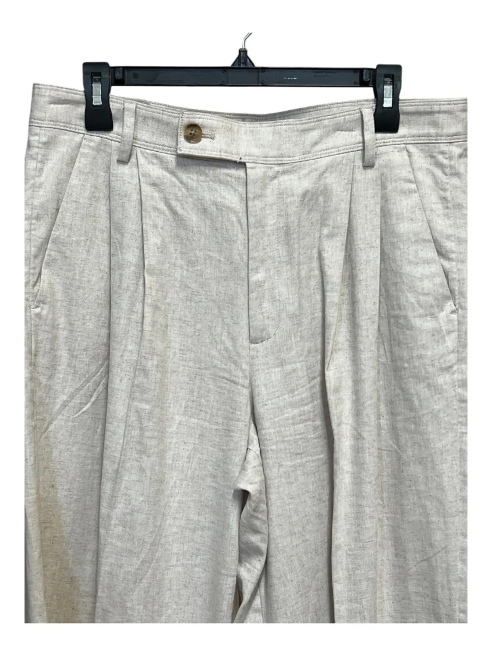 EUC Banana Republic Linen Blend Pleated Pants | Size 12